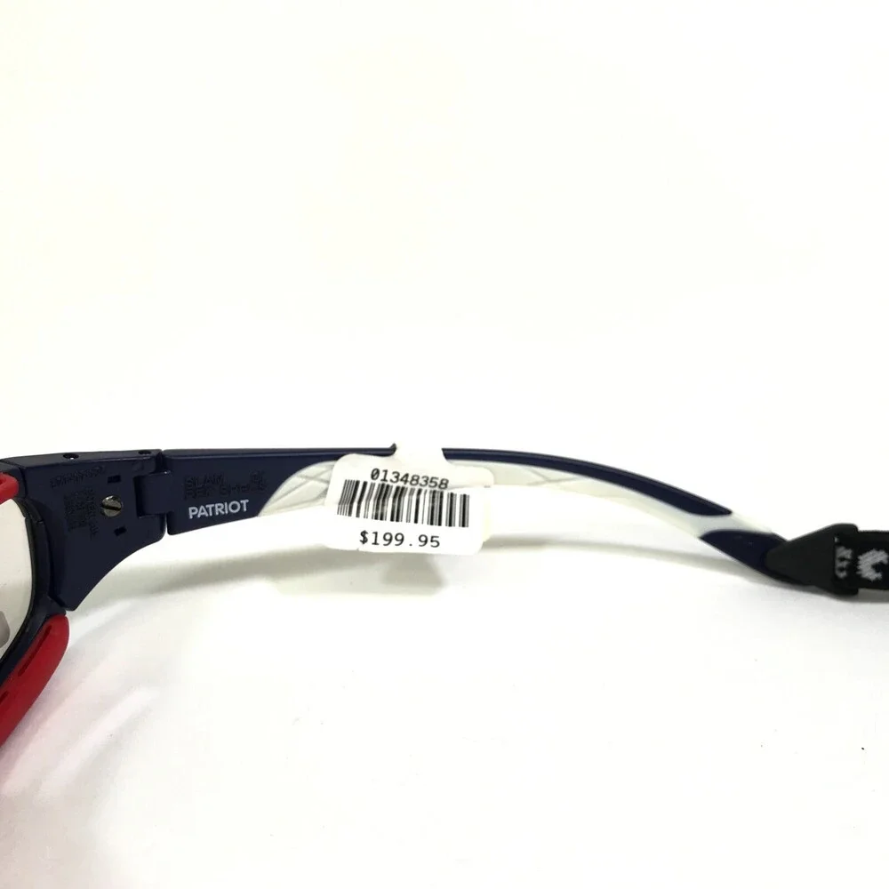 Rec Specs Athletic Goggles Frames SLAM PATRIOT Matte Navy Blue Red 52-17-130